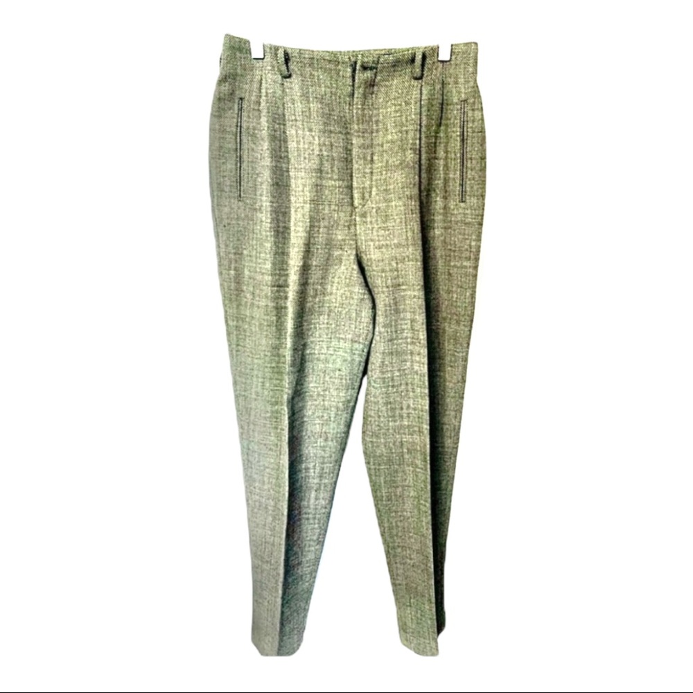 Corbin vintage super high waist tweed dress trousers  #67A